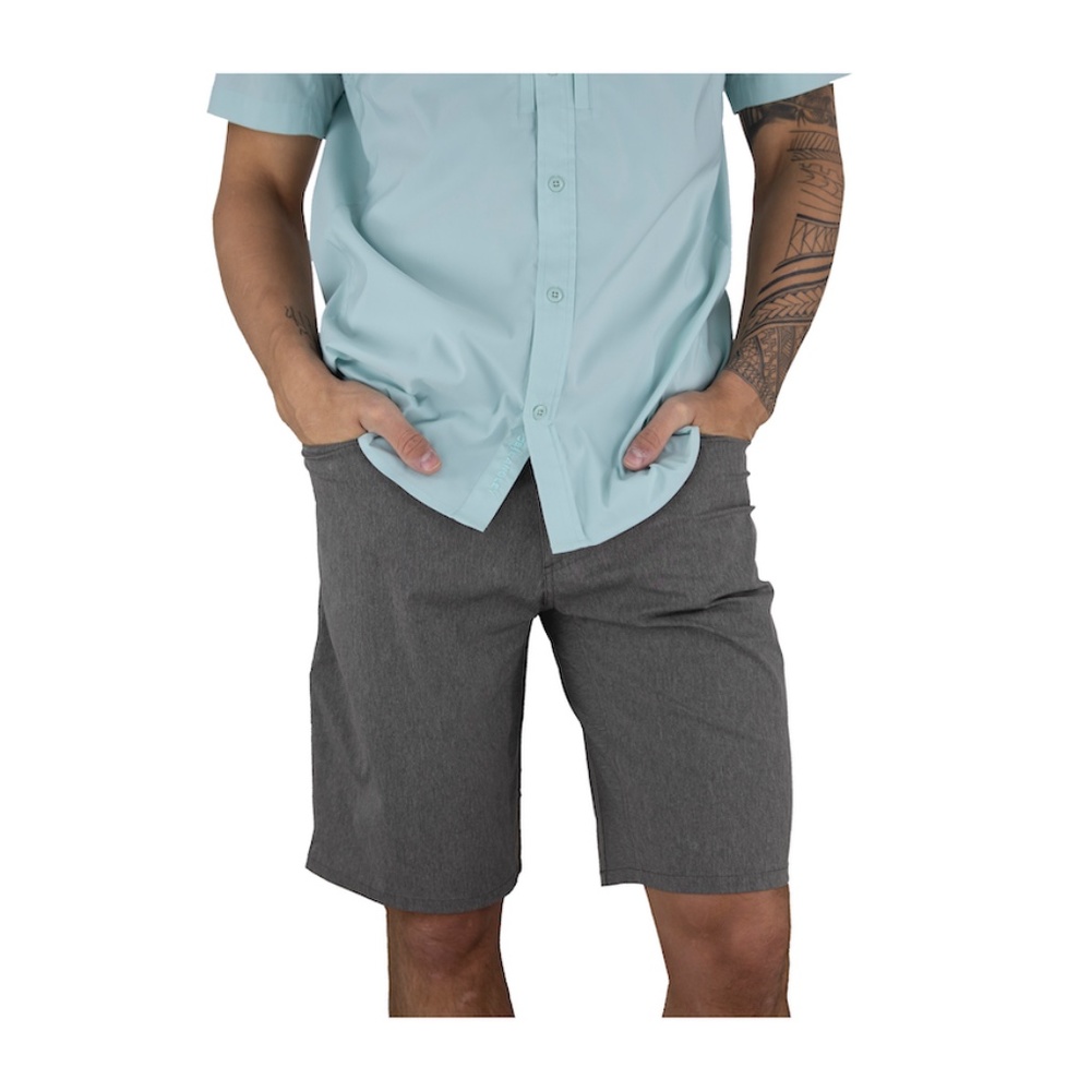 Winrock Performance 7 Pocket Short - Charcoal Heather - Picture 7 of 8